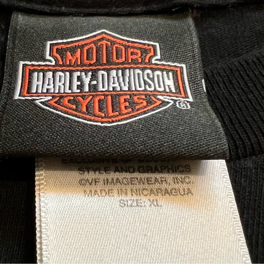 Harley Davidson Motorcycle Flame Bear Fire Grand Cayman, Cayman Island Shirt XL - Picture 6 of 11